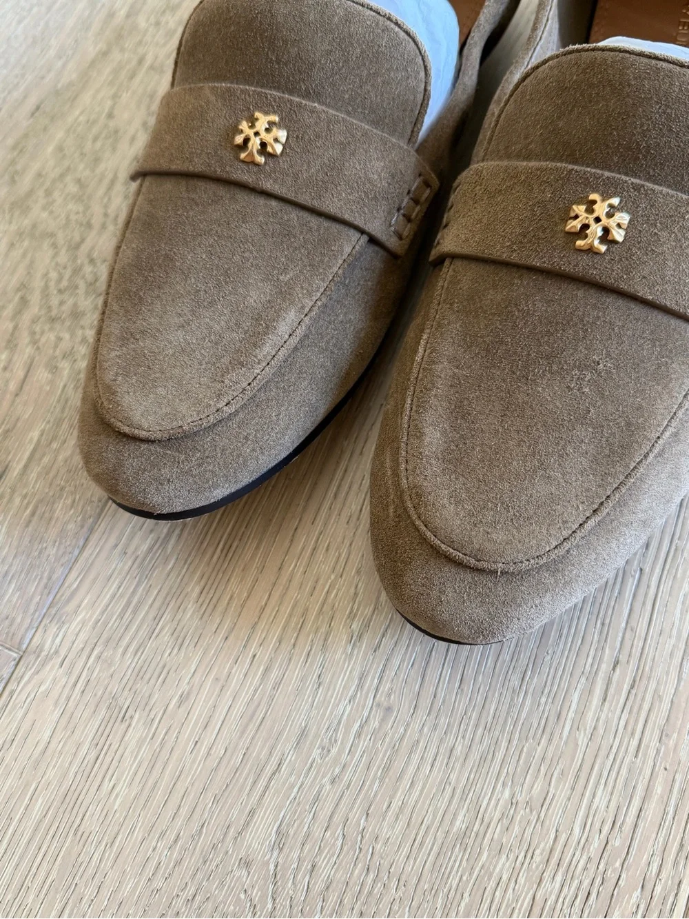 Tory Burch Ladies River Rock Suede Loafers